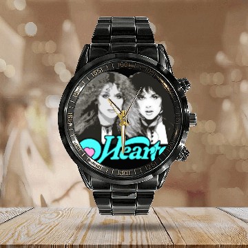 Discover Heart Band Calendar Steel Band Watch