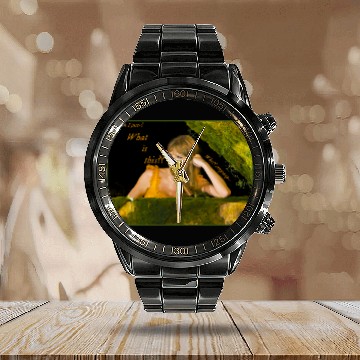 Discover Eras Tour Collection - Champagne Problems Speech Calendar Steel Band Watch