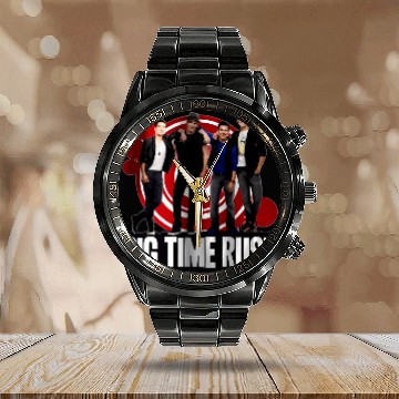 Discover 29 Big Time Rush Eras Tour Zip Calendar Steel Band Watch