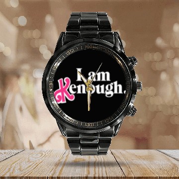 Discover I am enough I am kenough - I Am Kenough - Calendar Steel Band Watch