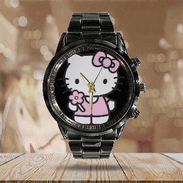 Discover Hello Kitty Hawaiians, Hello Kitty Fan Gift Calendar Steel Band Watch