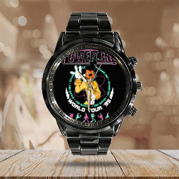 Discover Powerline Goofy Movie Calendar Steel Band Watch