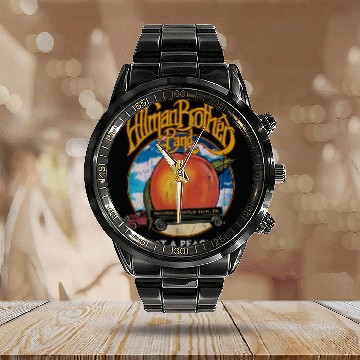 Discover The Allman Brothers Band Eat a Peach Calendar Steel Band Watch