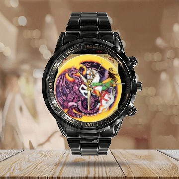 Discover Bob Marley - Confrontation / Premium Unisex Calendar Steel Band Watch