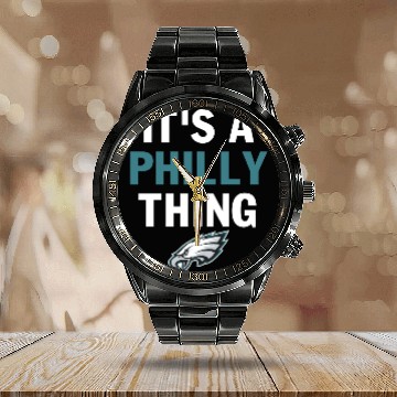Discover Original It's A Philly Thing - Its A Philadelphia Thing Fan Calendar Steel Band Watch