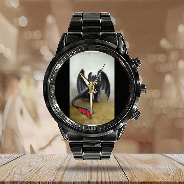 Discover Toothless Dragon Calendar Steel Band Watch