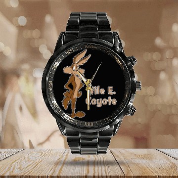 Discover Wile E. Coyote Calendar Steel Band Watch