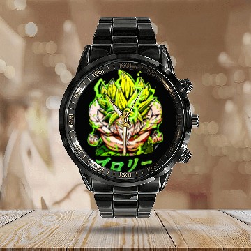 Discover Broly Graphic Calendar Steel Band Watch-Calendar Steel Band Watch