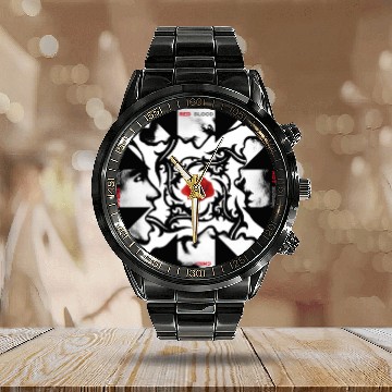 Discover Red Hot Chili Peppers Zip Calendar Steel Band Watch
