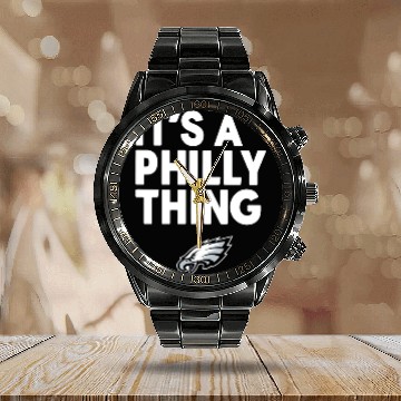 Discover It's A Philly Thing Hooded, Philly Thing Philadelphia Calendar Steel Band Watch