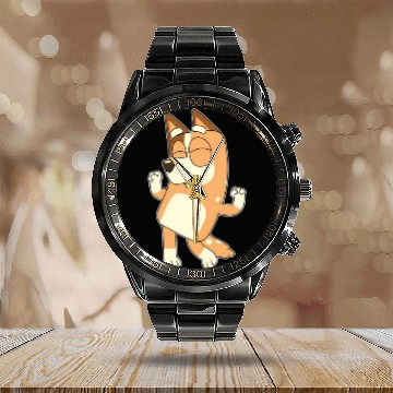 Discover Blueys Chilli Mum Dancing Mom Calendar Steel Band Watch