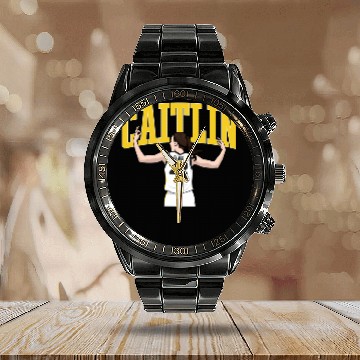 Discover Caitlin Clark Clark 22 Calendar Steel Band Watch