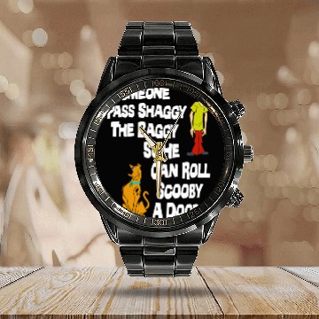 Discover New Scooby Doo Pass Shaggy The Baggy Calendar Steel Band Watch
