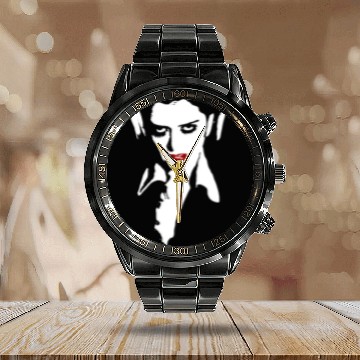 Discover Magenta Rocky Horror Picture Show 1975 Calendar Steel Band Watch