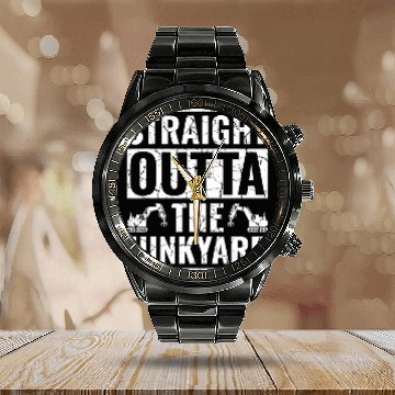 Discover Straight Outta The Junkyard Scrapyard Junkyard Scrapper Calendar Steel Band Watch