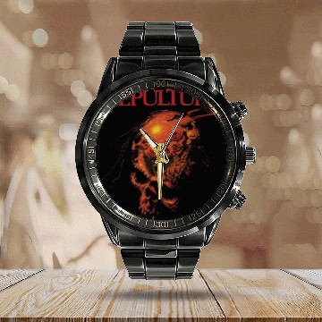 Discover SEPULTURA (10) Calendar Steel Band Watch
