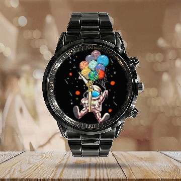 Discover Astronauts Outer Space Moon Mars Planets Spaceman Astronomy 86 Baseball Tees Calendar Steel Band Watch