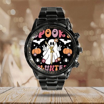 Discover Spooky Volunteer Halloween Voluntary Worker 2 Baseball Tees Calendar Steel Band Watch