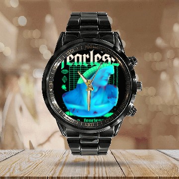 Discover Fearless Vaporwave Synthwave Aesthetic Greek Sculpture Art Baseball Tees Calendar Steel Band Watch