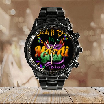 Discover Beads And Bling Its A Mardi Gras Thing carnivals 68 Calendar Steel Band Watch