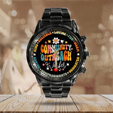Discover Groovy Community Outreach Worker Back to School 2 Calendar Steel Band Watch