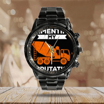 Discover Cementing My Reputation Builder Mason Calendar Steel Band Watch
