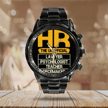 Discover HR Role Design Lawyer Psychologist Teacher Peacemaker Calendar Steel Band Watch