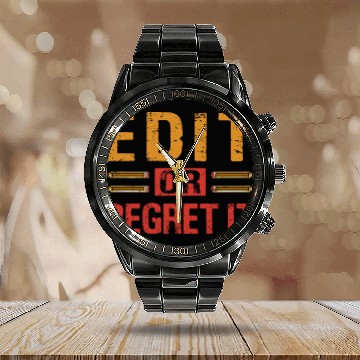 Discover Edit Or Regret It 2Funny English Teacher School 21 Calendar Steel Band Watch
