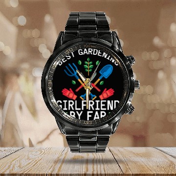 Discover Gardening Design For Gardener Girlfriend Landscaping Garden Calendar Steel Band Watch