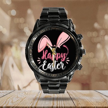Discover Rabbits Kawaii Ears Rabbit Bunny Happy Easter Sunday Calendar Steel Band Watch