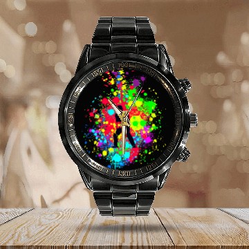 Discover Cricket Fan Cool Wicket Keeper Cricket Player for Sport Lovers Baseball Tees Calendar Steel Band Watch