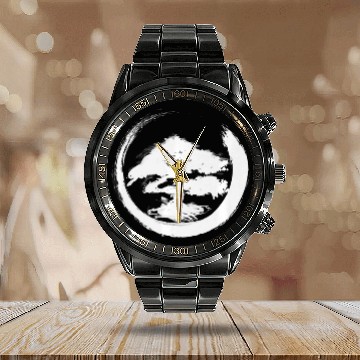 Discover Bonsai Tree Zen Buddhism Enso Circle Tees Baseball Tees Calendar Steel Band Watch