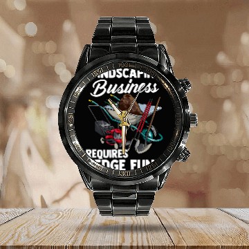 Discover Lawn Care Mowing Design For LandscaperRequires Hedge Fund 328 Baseball Tees Calendar Steel Band Watch