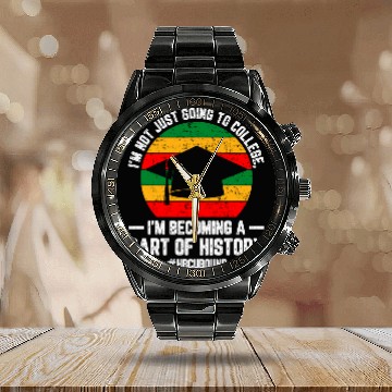 Discover HBCU Education For HBCU Student HBCU Alumni Black History 7 Calendar Steel Band Watch