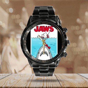 Discover Funny Hello Kitty Unisex Baseball Jerseys, Jaws Baseball Jerseys Calendar Steel Band Watch