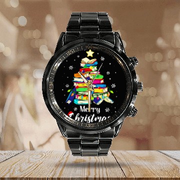 Discover Reading Book Christmas Library Tree Love Reading Books Librarian Reader Baseball Tees Calendar Steel Band Watch