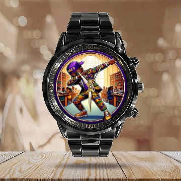 Discover HBCU Black History Funny Dabbings College Alumni 2024 Calendar Steel Band Watch