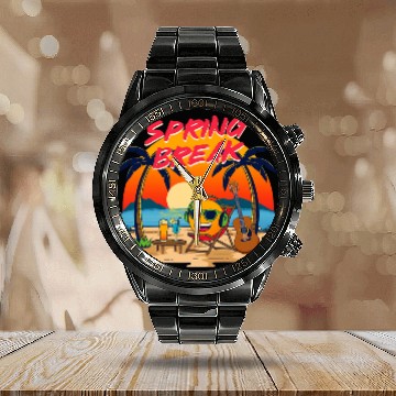 Discover Spring Break Party Semester break Spring Break 1 Calendar Steel Band Watch