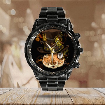 Discover Squirrel Lover Steampunk Squirrel Steampunk Squirrel Lovers Women Men 44 Baseball Tees Calendar Steel Band Watch
