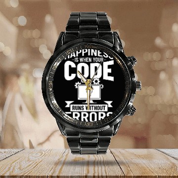 Discover Software Development Process Developer Manager Engineer Calendar Steel Band Watch