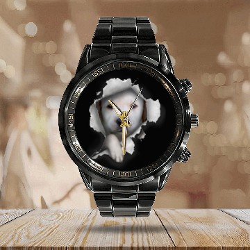 Discover Labrador Lab Dog Cute Yellow Lab Labrador Baseball Tees Calendar Steel Band Watch