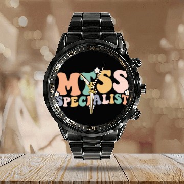 Discover MTSS Specialist School Staff Counselor School Psychologist Zip Calendar Steel Band Watch