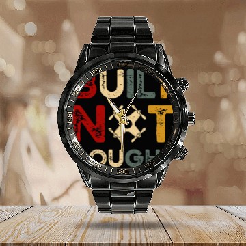 Discover Built Not Bought Drone Builder Quadcopter RC Drone Calendar Steel Band Watch