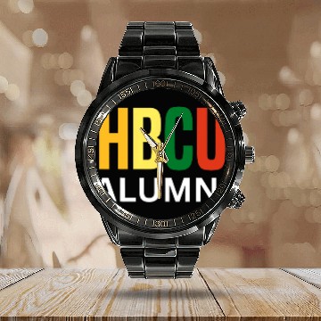 Discover HBCU Historically Black College University Grad Alumni BML 6 Zip Calendar Steel Band Watch