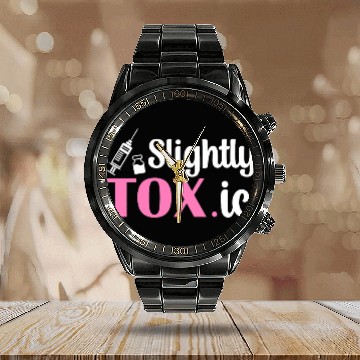 Discover Slightly Toxic nurses Injector Aesthetic Nursing 1 Baseball Tees Calendar Steel Band Watch