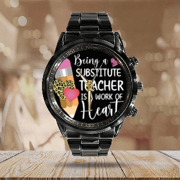 Discover Being A Substitute Teacher Substitute Teaching 2 Calendar Steel Band Watch