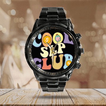 Discover Cool Slp Club Speech Language Pathologist Language Therapist Calendar Steel Band Watch