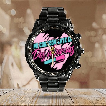 Discover Espanol Spanish Teacher Hispanic Teacher Baseball Tees Calendar Steel Band Watch