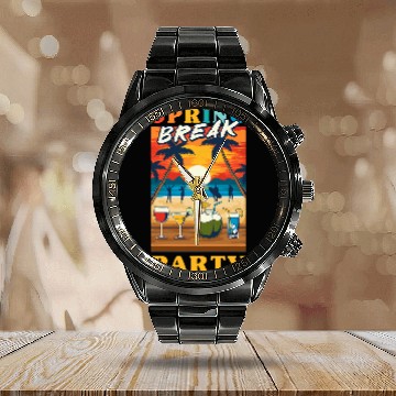Discover Spring Break Party Semester break Spring Break 5 Calendar Steel Band Watch