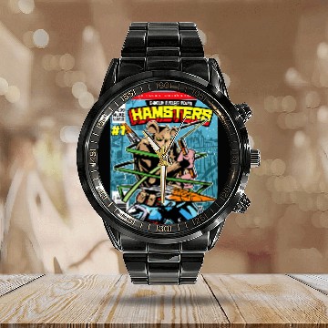 Discover Reading Book Comic Book Cover Page Magazine Figure Hamster Reader Baseball Tees Calendar Steel Band Watch